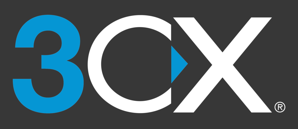 3CX logo grey_background 3CX